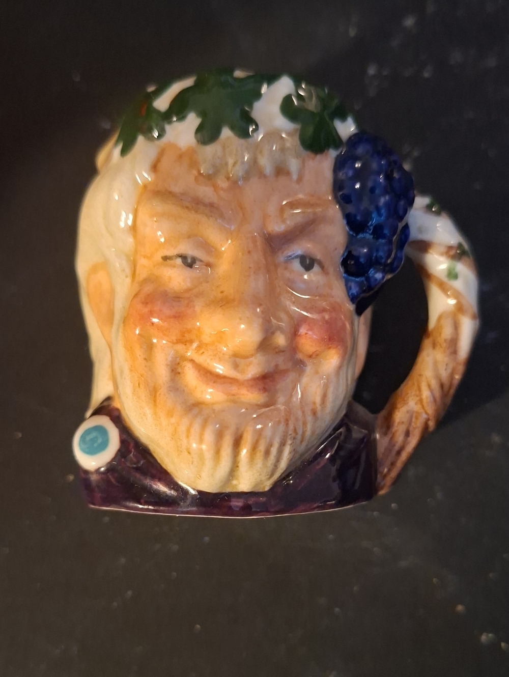 Royal Doulton Miniature Toby D6521 BACCHUS, 1960 - 1990s